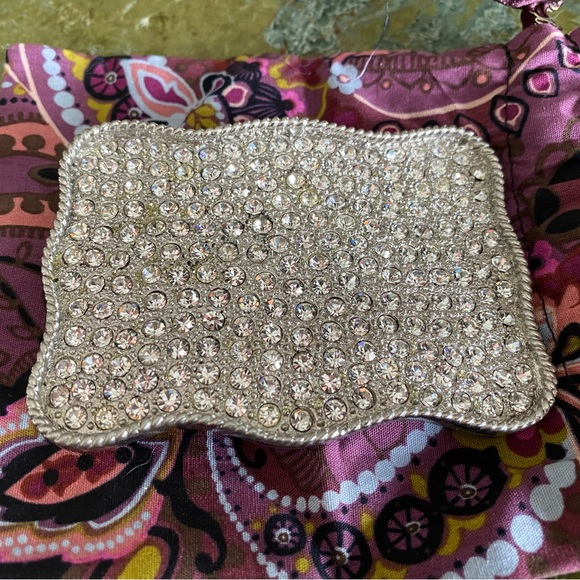 Rhinestone Belt Buckle 3.5 X 2.5 - Picture 2 of 4